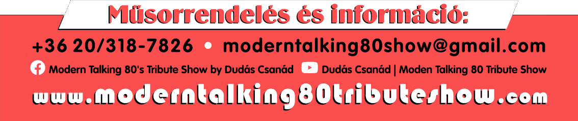 ModernTalking 80's Tribute Show